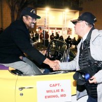 Parade Grand Marshal Dr. Willie Ewing, a Navy veterans, was on hand.
